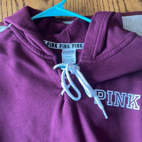 Maroon PINK sweater like NEW; worn a handful of times - Picture 2 of 2